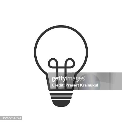 Light bulb. Ideas creativity analytical thinking processing light bulb vector icon. Symbolic idea. Light bulb. Ideas creativity analytical thinking processing light bulb vector icon. Symbolic idea.