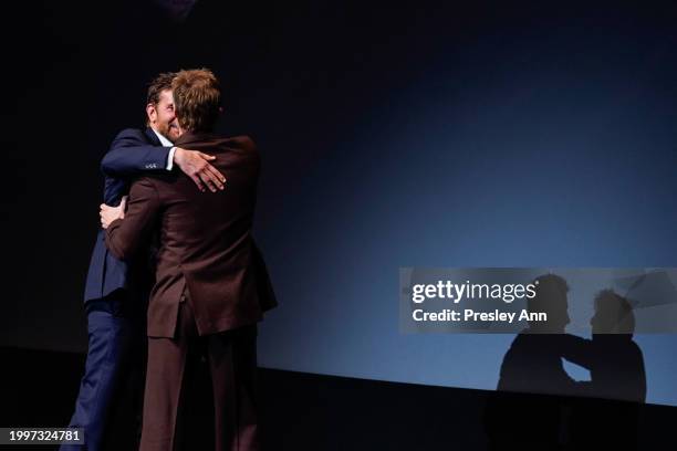 Bradley Cooper and Brad Pitt attend DAOU Vineyards At SBIFF's Outstanding Performer Of The Year Award Honoring Bradley Cooper at The Arlington...