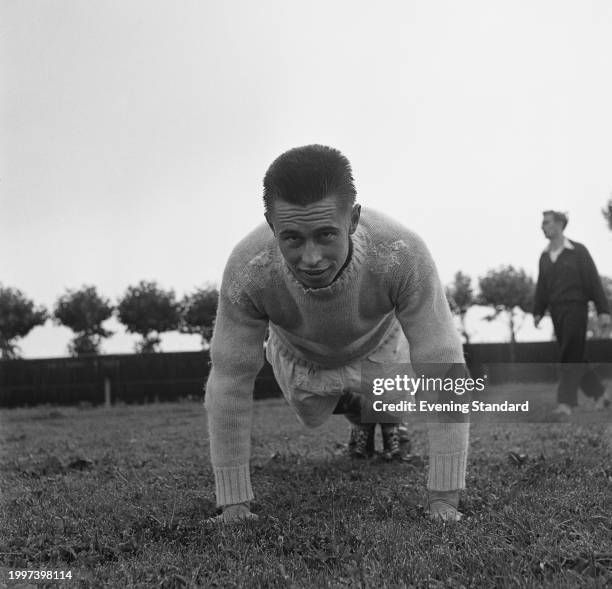 Leyton Orient Football Club striker Phil Woosnam , August 21st 1957.