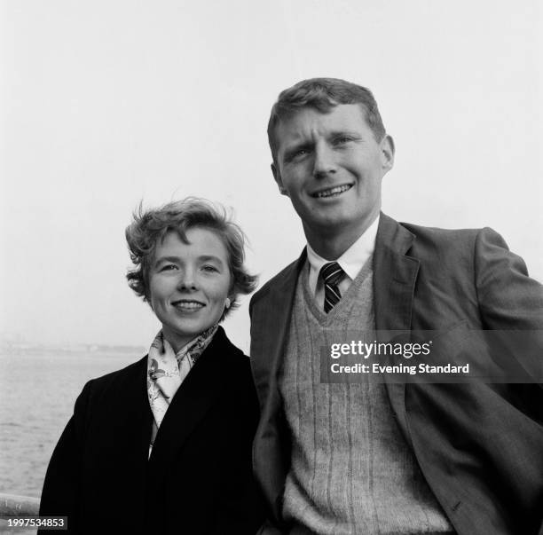 American tennis player Ham Richardson with his wife Ann Richardson, October 15th 1956.