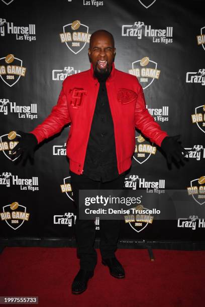 Kansas City Hip Hop Artist, Tech N9NE arrives a Crazy Horse 3 Las Vegas on February 09, 2024 in Las Vegas, Nevada.