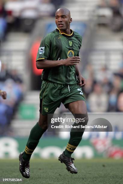 March 19: Damien Francis of Norwich City running during the Premier League match between Bolton Wanderers and Norwich City at Reebok Stadium on March...