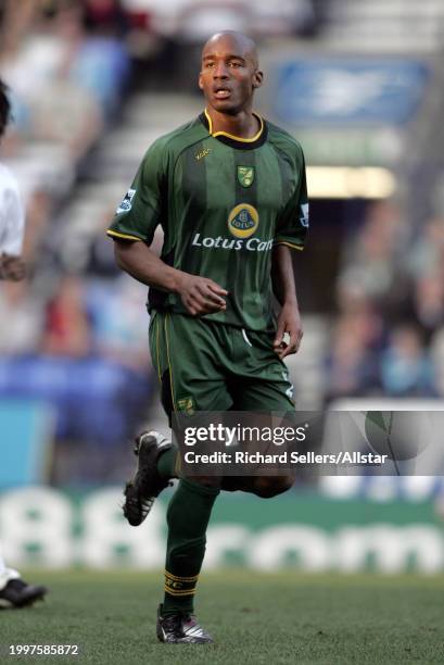 March 19: Damien Francis of Norwich City running during the Premier League match between Bolton Wanderers and Norwich City at Reebok Stadium on March...