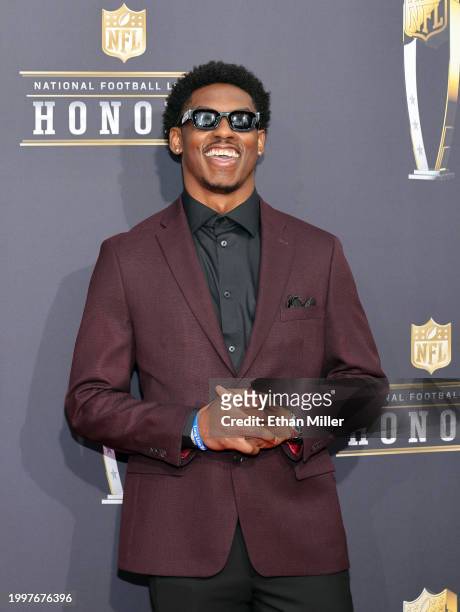 DaRon Bland attends the 13th annual NFL Honors at Resorts World Theatre on February 08, 2024 in Las Vegas, Nevada.