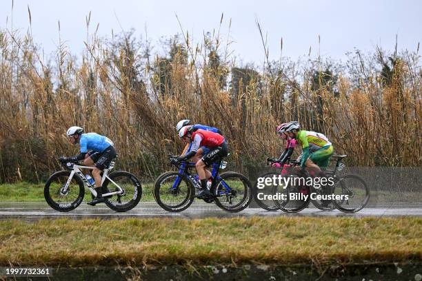 Jonathan Couanon of France and Team Nice Metropole Cote d'Azur, Alexis Gougeard of France and Team Cofidis, Robin Plamondon of Canada and Team CIC U...