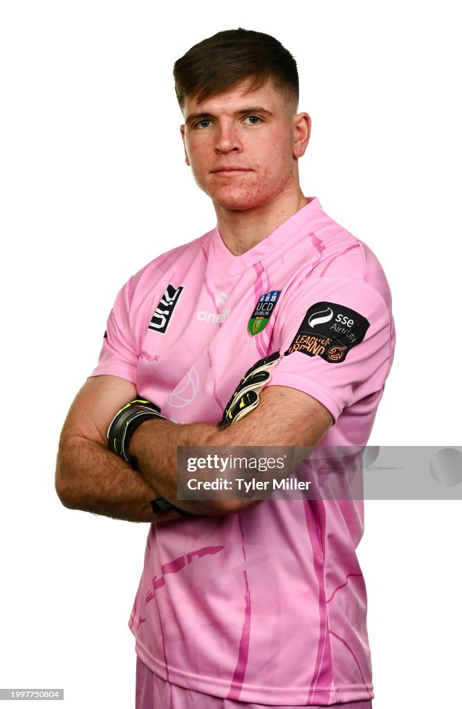Dublin Ireland 9 February 2024 Goalkeeper Kian Moore Poses For A dublin-ireland-9-february-2024-goalkeeper-kian-moore-poses-for-a