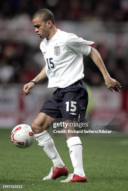 March 30: Kieron Dyer of England on the ball during the Group Six World Cup Qualifiying Match match between England and Azerbaijan at St. James' Park...