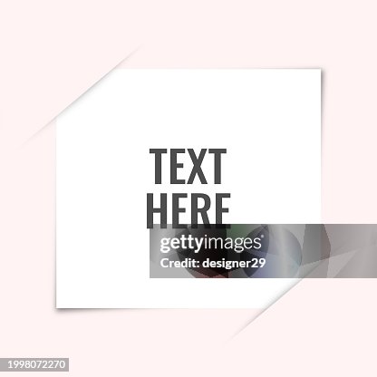 Text Here Paper Background Vector Design. Text Here Paper Background Vector Design.