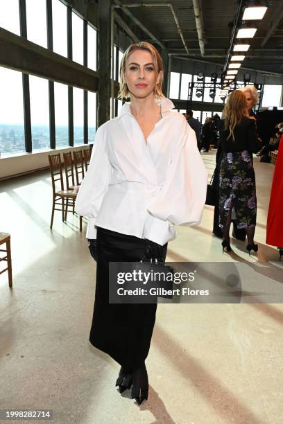 Julianne Hough at Carolina Herrera RTW Fall 2024 as part of New York Ready to Wear Fashion Week held at the Continental Center on February 12, 2024...