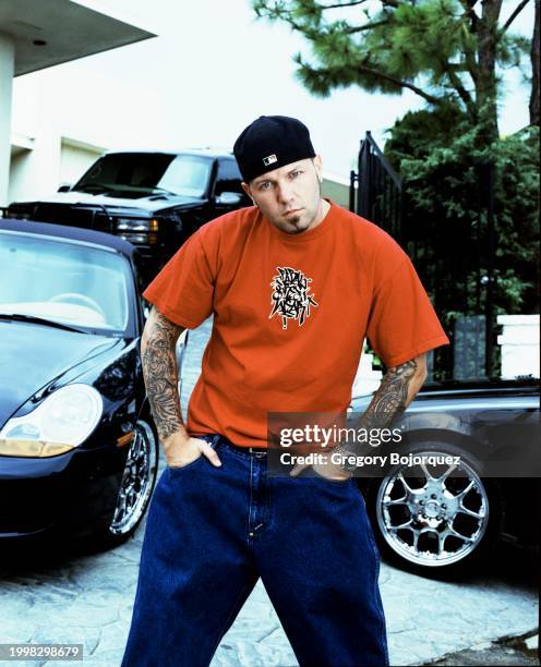 American rapper and singer Fred Durst in 2000 in Hollywood, California.