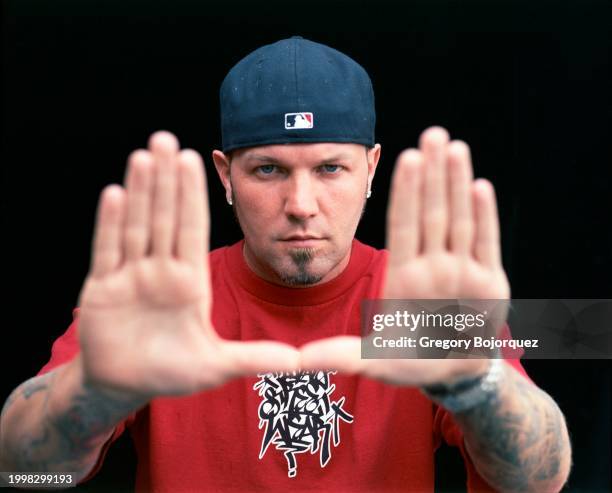 American rapper and singer Fred Durst in 2000 in Hollywood, California.