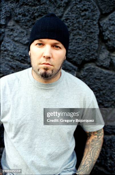 American rapper and singer Fred Durst in 2002 in Hollywood, California.