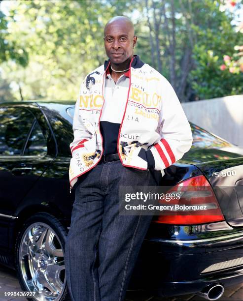 American football wide receiver Jerry Rice in May 2004 in Palo Alto, California.