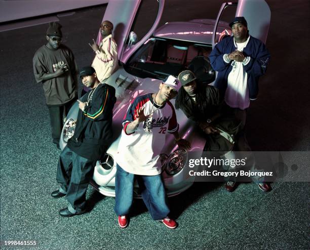 Rapper Juvenile and his entourage in November, 2004 in Culver City, California.