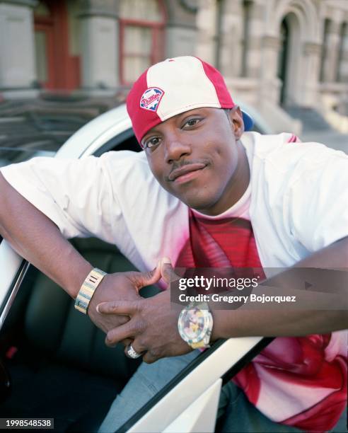 Rapper Mase in the Paramount Studios backlot in 2004 in Hollywood, California.