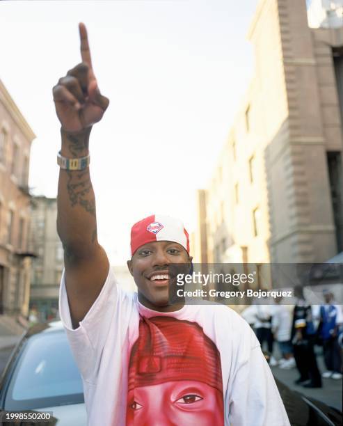 Rapper Mase in the Paramount Studios backlot in 2004 in Hollywood, California.