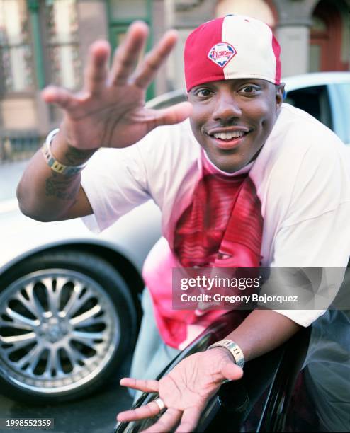 Rapper Mase in the Paramount Studios backlot in 2004 in Hollywood, California.