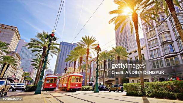 french quarter, jackson square, new orleans - louisiana stock-fotos und bilder