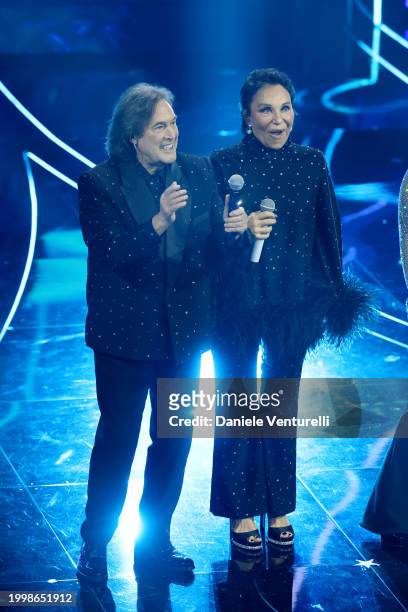 Ricchi e Poveri attend the 74th Sanremo Music Festival 2024 at Teatro Ariston on February 09, 2024 in Sanremo, Italy.