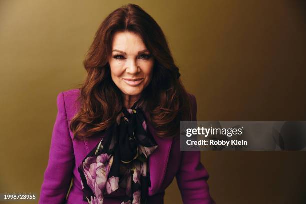 Lisa Vanderpump of Hulu's 'Vanderpump Villa' poses for a portrait during the 2024 Winter Television Critics Association Press Tour at The Langham...