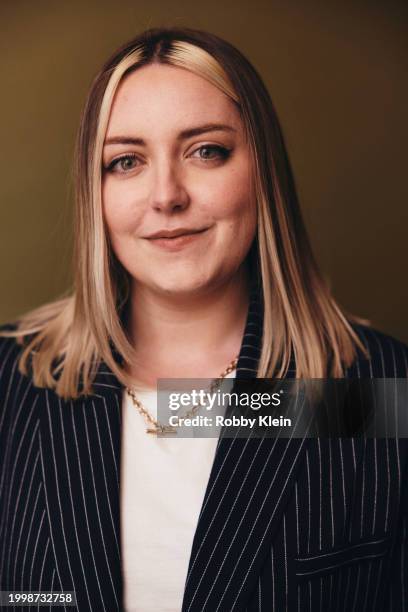 Emma Moran of Hulu's 'Extraordinary' poses for a portrait during the 2024 Winter Television Critics Association Press Tour at The Langham Huntington,...