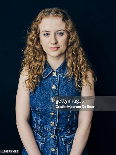 Máiréad Tyers of Hulu's 'Extraordinary' ' poses for TV Guide Magazine during the 2024 Winter TCA Portrait Studio at The Langham Huntington, Pasadena...