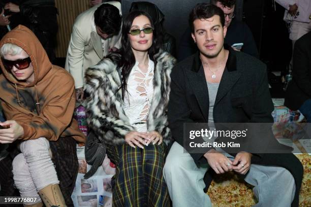 Marta Pozzan attends Collina Strada show during February 2024 New York Fashion Week on February 09, 2024 in New York City.