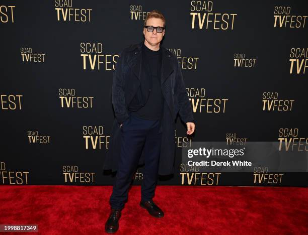 Alan Tudyk attends Press Junket: "Resident Alien" during day three of the 12th SCAD TVfest on February 09, 2024 in Atlanta, Georgia.