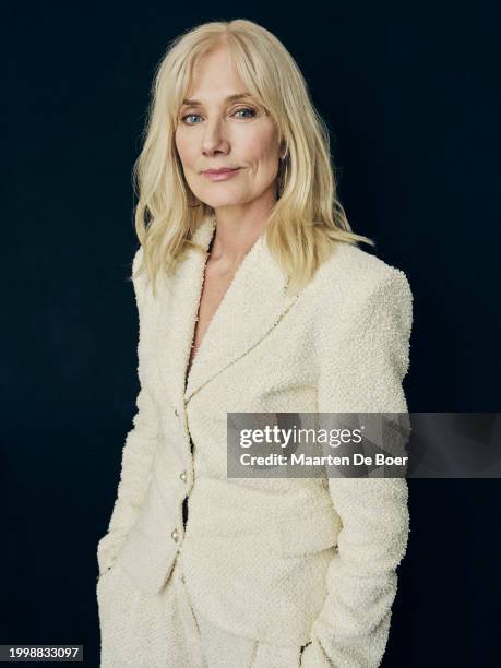 Joely Richardson of "Renegade Nell" poses for TV Guide Magazine during the 2024 Winter TCA Portrait Studio at The Langham Huntington, Pasadena on...