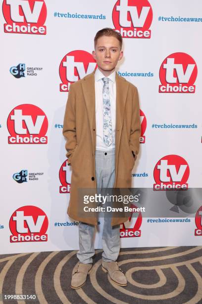 Paddy Bever attends the TV Choice Awards 2024 at The London Hilton on Park Lane on February 12, 2024 in London, England.