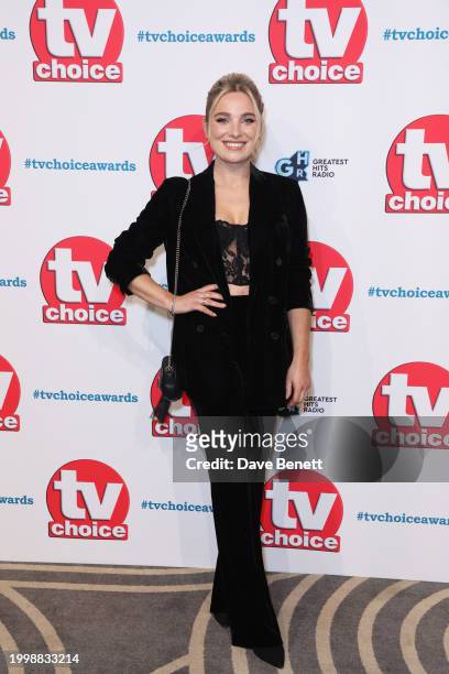 Sian Welby attends the TV Choice Awards 2024 at The London Hilton on Park Lane on February 12, 2024 in London, England.