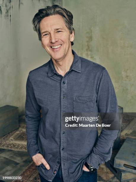 Andrew McCarthy of "BRATS" poses for TV Guide Magazine during the 2024 Winter TCA Portrait Studio at The Langham Huntington, Pasadena on February 10,...