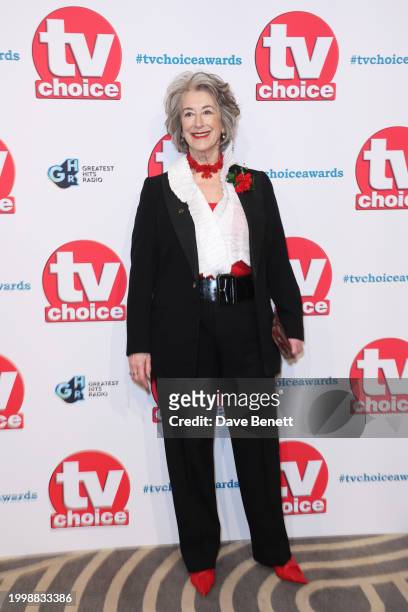 Dame Maureen Lipman attends the TV Choice Awards 2024 at The London Hilton on Park Lane on February 12, 2024 in London, England.