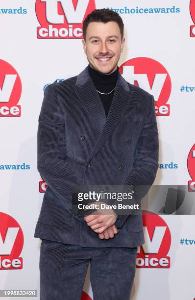 Ryan Prescott attends the TV Choice Awards 2024 at The London Hilton on Park Lane on February 12, 2024 in London, England.