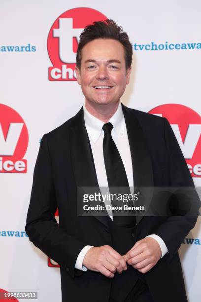 Stephen Mulhern attends the TV Choice Awards 2024 at The London Hilton on Park Lane on February 12, 2024 in London, England.