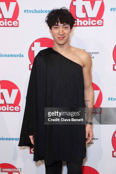 Carlos Gu attends the TV Choice Awards 2024 at The London Hilton on Park Lane on February 12, 2024 in London, England.