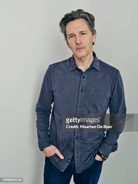Andrew McCarthy of "BRATS" poses for TV Guide Magazine during the 2024 Winter TCA Portrait Studio at The Langham Huntington, Pasadena on February 10,...