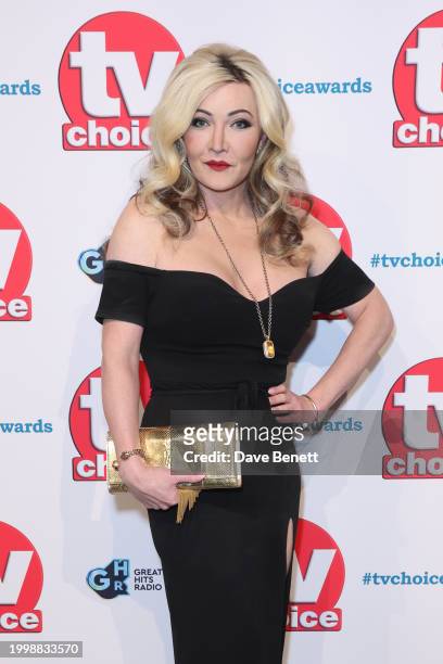 Melanie Blake attends the TV Choice Awards 2024 at The London Hilton on Park Lane on February 12, 2024 in London, England.