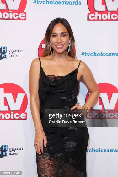 Myleene Klass attends the TV Choice Awards 2024 at The London Hilton on Park Lane on February 12, 2024 in London, England.
