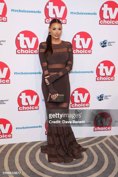 Jessica Wright attends the TV Choice Awards 2024 at The London Hilton on Park Lane on February 12, 2024 in London, England.