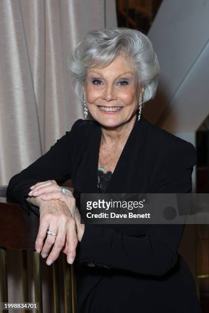 Angela Rippon attends a drinks reception to celebrate her time on Strictly Come Dancing and the end of the Strictly tour at Revery Bar, The London...
