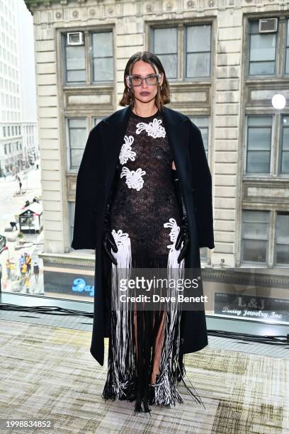 Irina Kro Eicke attends the Aknvas F/W24 show during February 2024 New York Fashion Week at The Ritz-Carlton New York on February 12, 2024 in New...