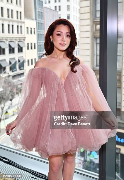 Niki Demartino attends the Aknvas F/W24 show during February 2024 New York Fashion Week at The Ritz-Carlton New York on February 12, 2024 in New York...