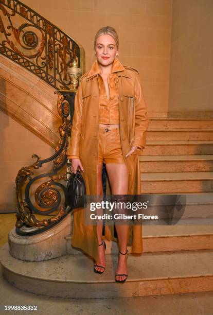 Kelsea Ballerini at Coach RTW Fall 2024 as part of New York Ready to Wear Fashion Week held at the James B. Duke House on February 12, 2024 in New...