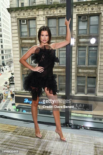 Lexi Wood attends the Aknvas F/W24 show during February 2024 New York Fashion Week at The Ritz-Carlton New York on February 12, 2024 in New York City.