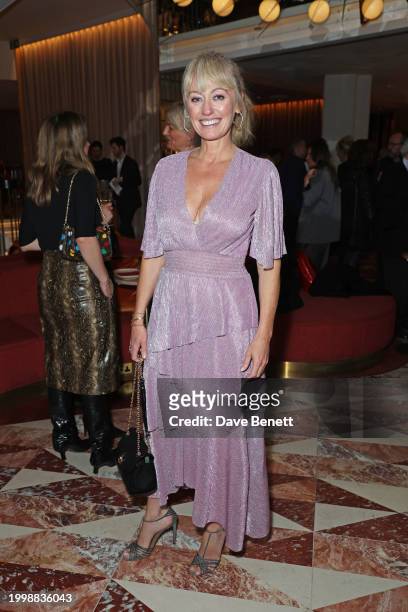 Clodagh McKenna attends a drinks reception hosted by Angela Rippon to celebrate her time on Strictly Come Dancing and the end of the Strictly tour at...