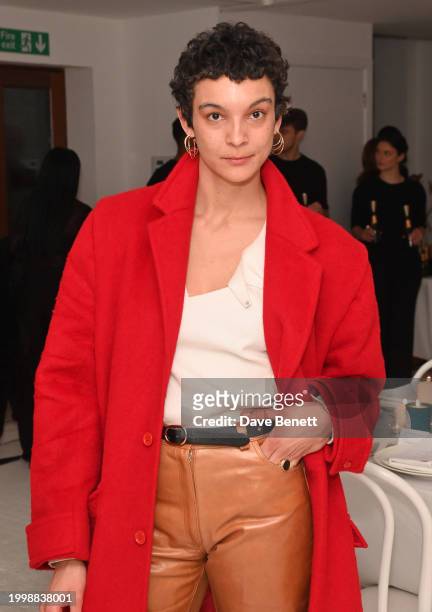 Jess Cole attends the Bianca Saunders Anniversary dinner on February 12, 2024 in London, England.