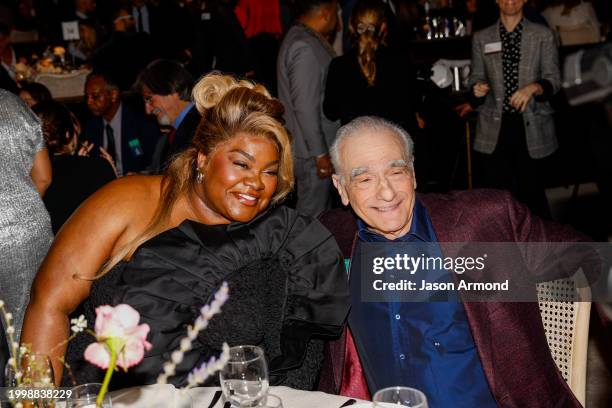 Beverly Hills , CA Da'Vine Joy Randolph and Martin Scorsese at the 2024 Oscars Nominees Luncheon at the The Beverly Hilton Hotel in Beverly Hills ,...