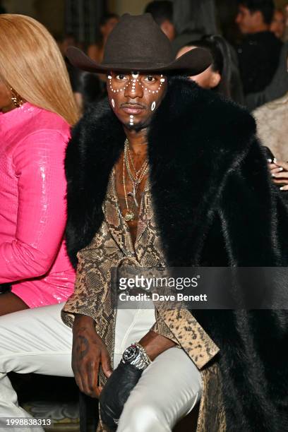 Young Paris attends the Retrofête F/W24 show during February 2024 New York Fashion Week at The Plaza on February 12, 2024 in New York City.