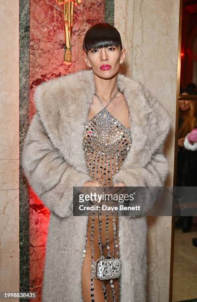 Katya Tolstova attends the Retrofête F/W24 show during February 2024 New York Fashion Week at The Plaza on February 12, 2024 in New York City.
